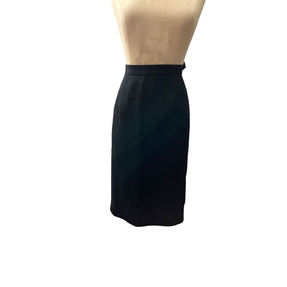 Jones New York Black Wool A-Line Skirt / SZ: 16